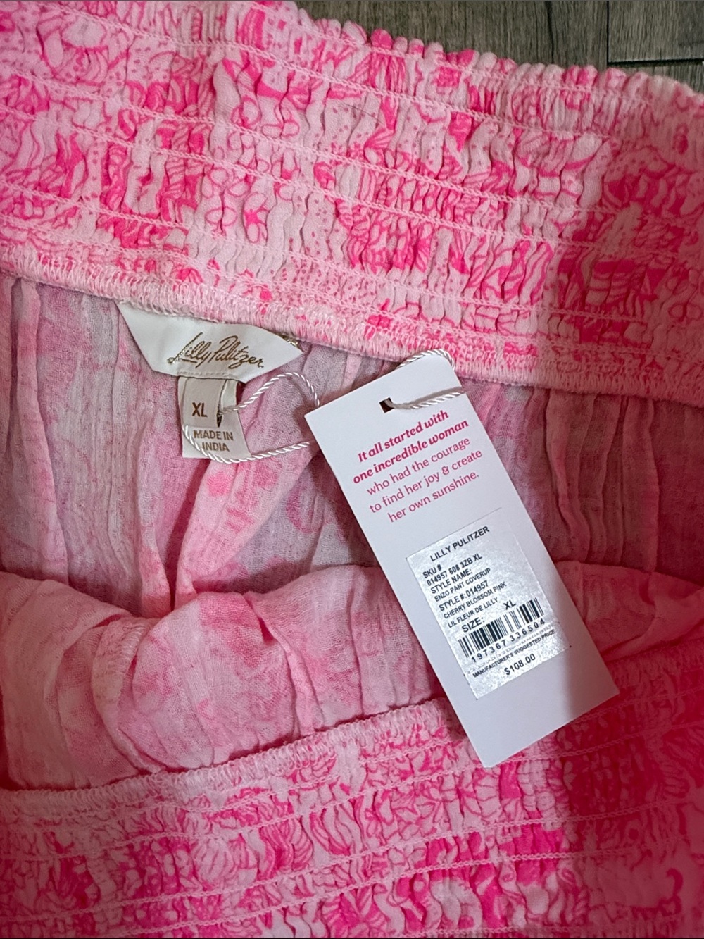 😍NWT💗Lilly Pulitzer Enzo Cover Up Pants💗 - Picture 8 of 10